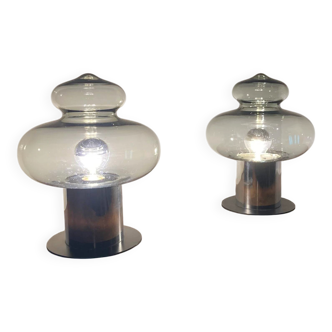 Vintage Anvia Space Age table lamps - set