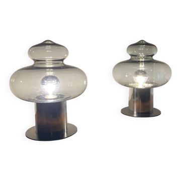 Lampes de table vintage Anvia Space Age - ensemble