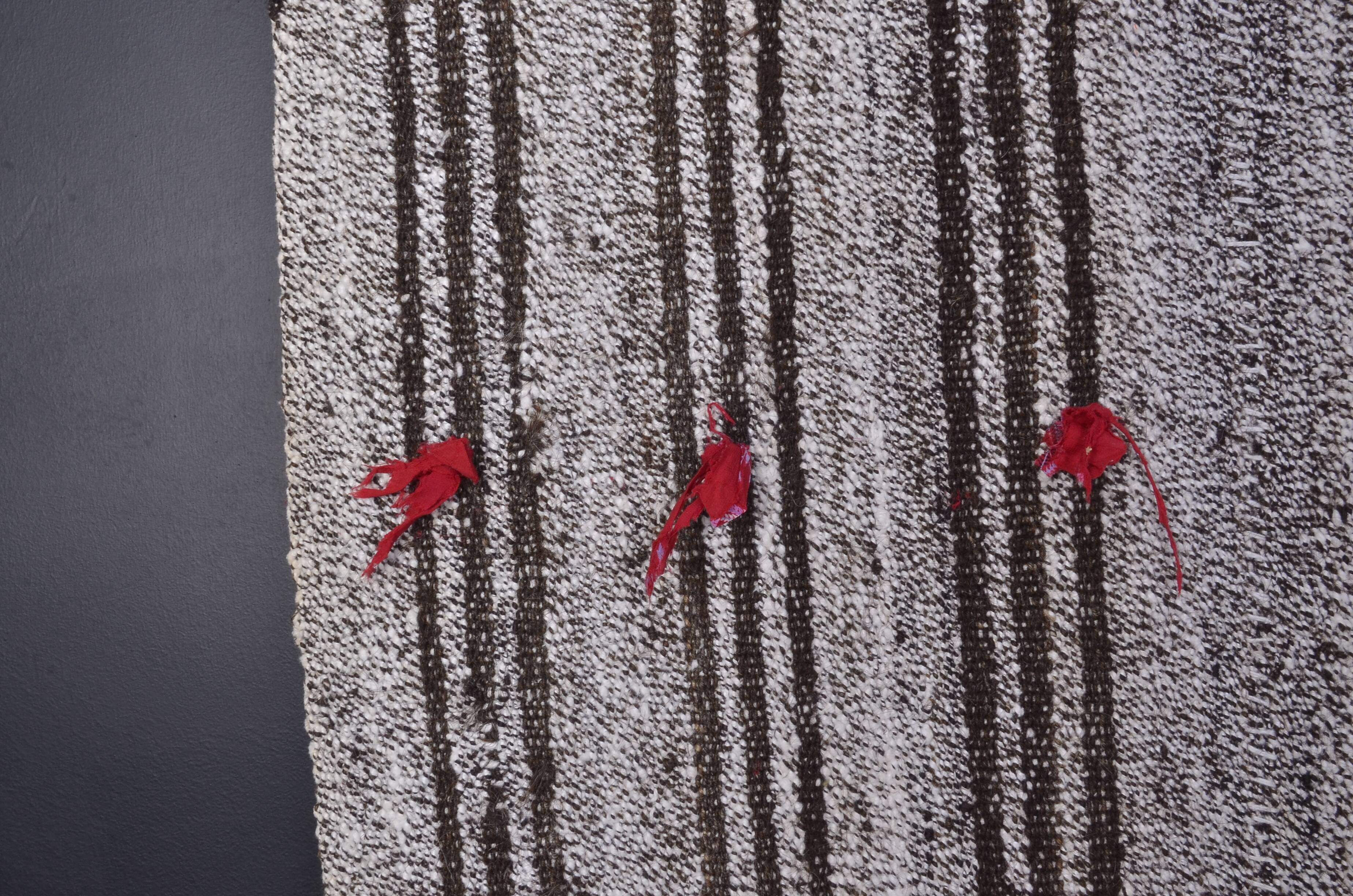 Oushak Vintage Stripe Kilim Runner skuc320