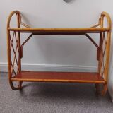 Wall rattan shelf