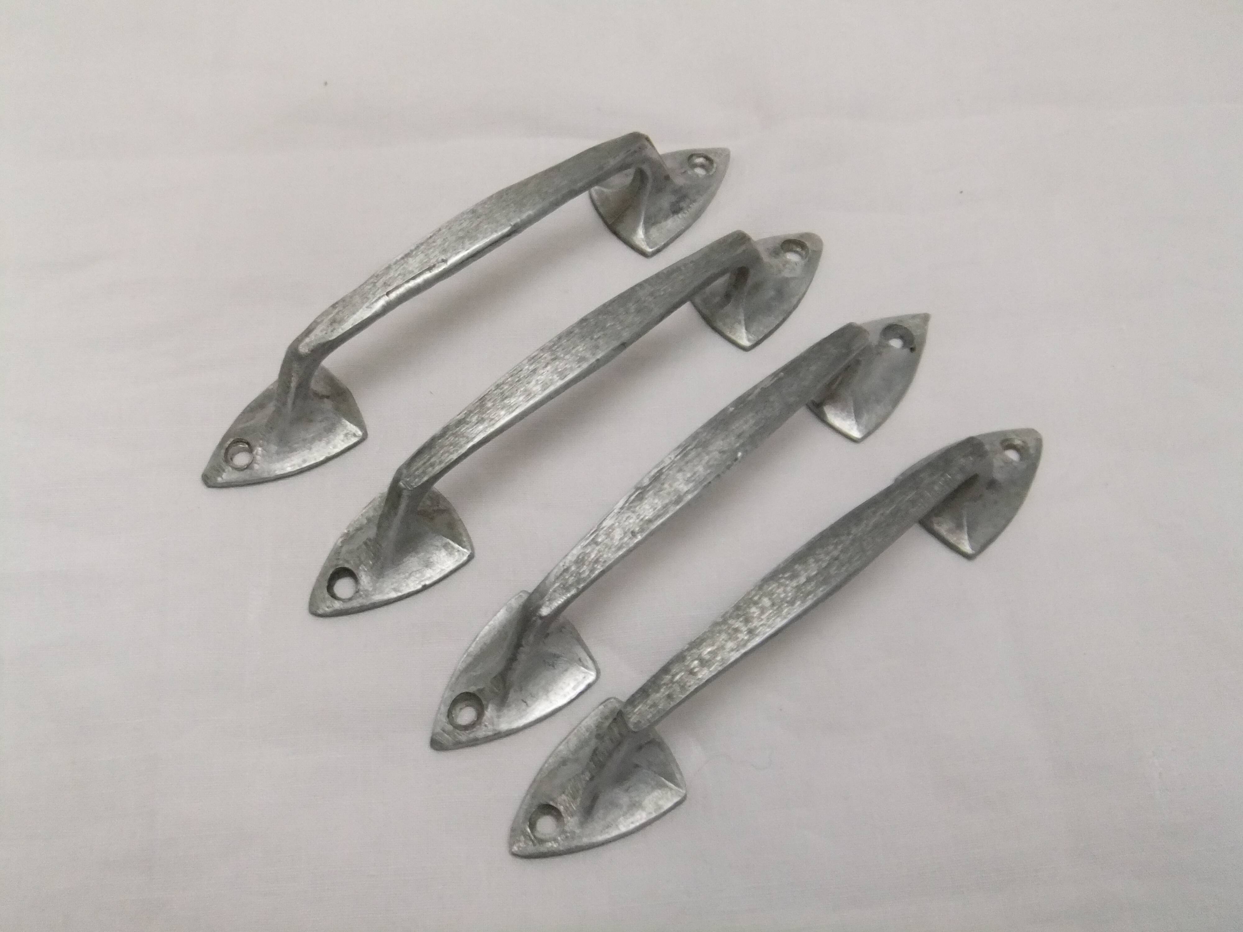 Old art deco metal handles restoration furniture drawers door