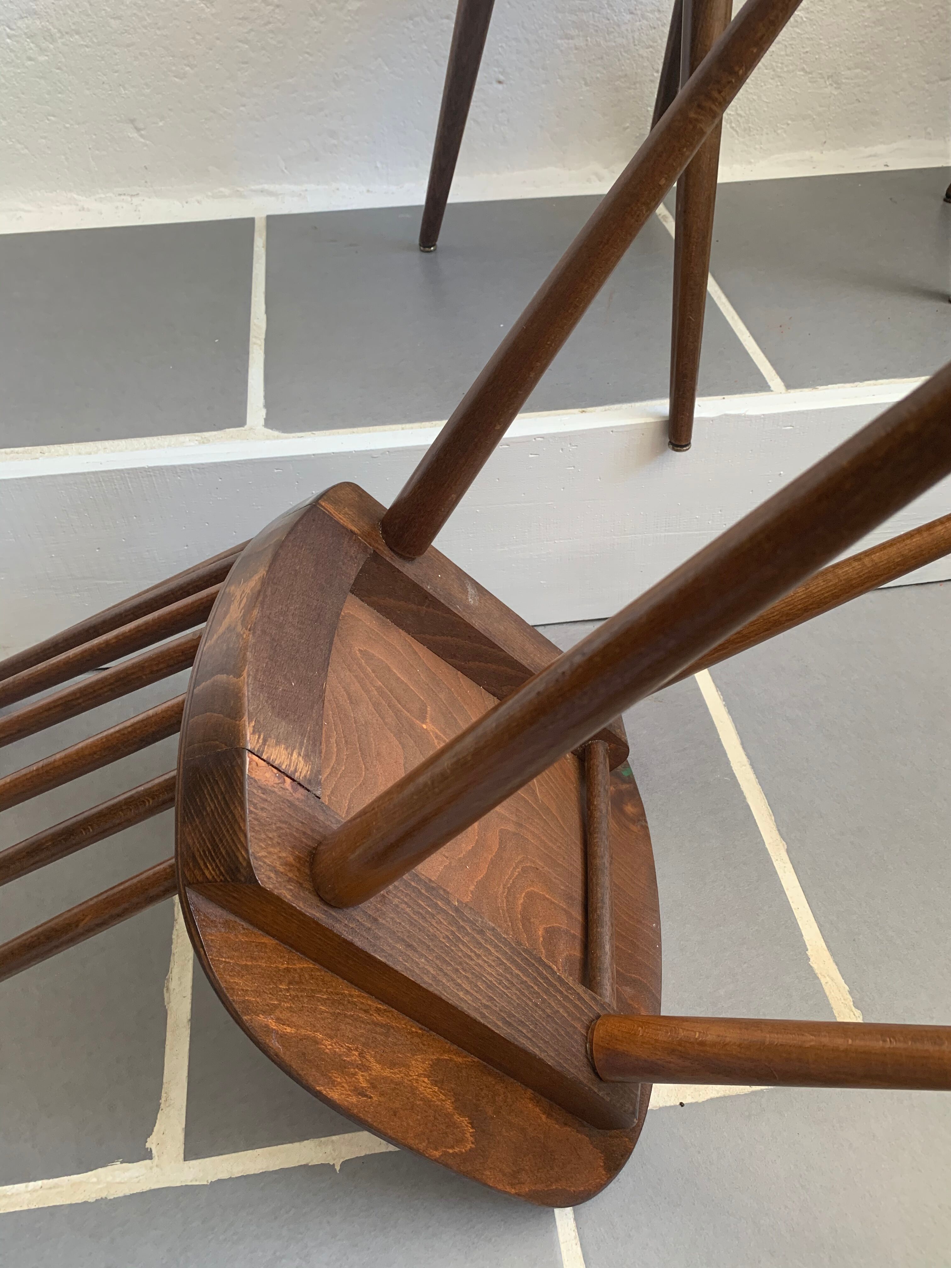 6 vintage bistro chairs