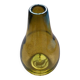 Olive green khaki glass drop vase Habitat