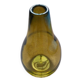 Vase goutte en verre kaki édition Habitat