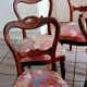 Set of 5 19th century cacahogany chairs