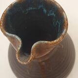 Artisanal jug with flamed interior
