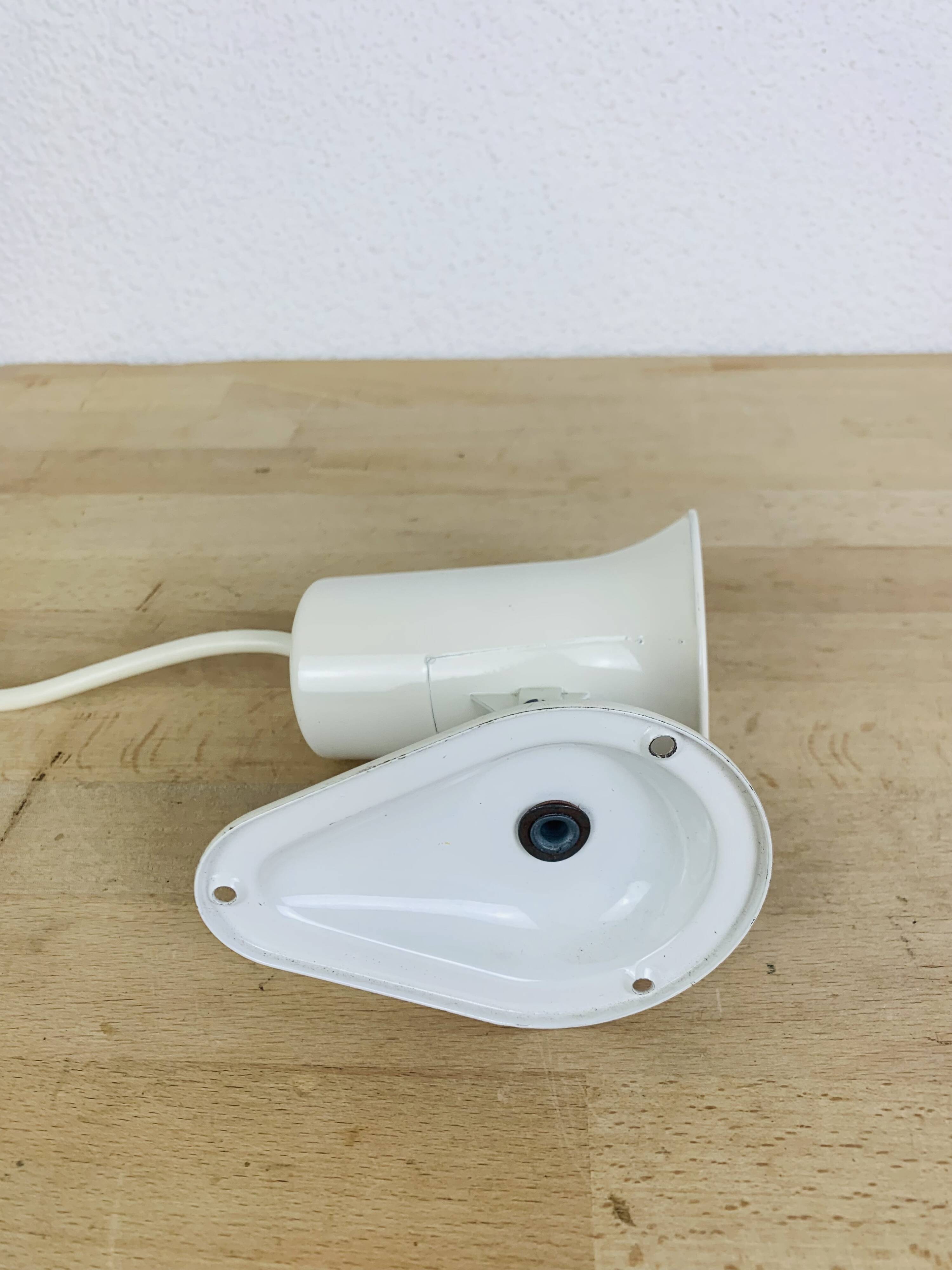 Lita vintage white metal spotlight wall light