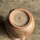 Vintage brutalist stoneware pink wine cooler pitcher H19
