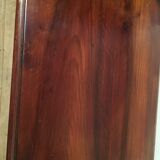 Carved wooden sofa end, mahogany