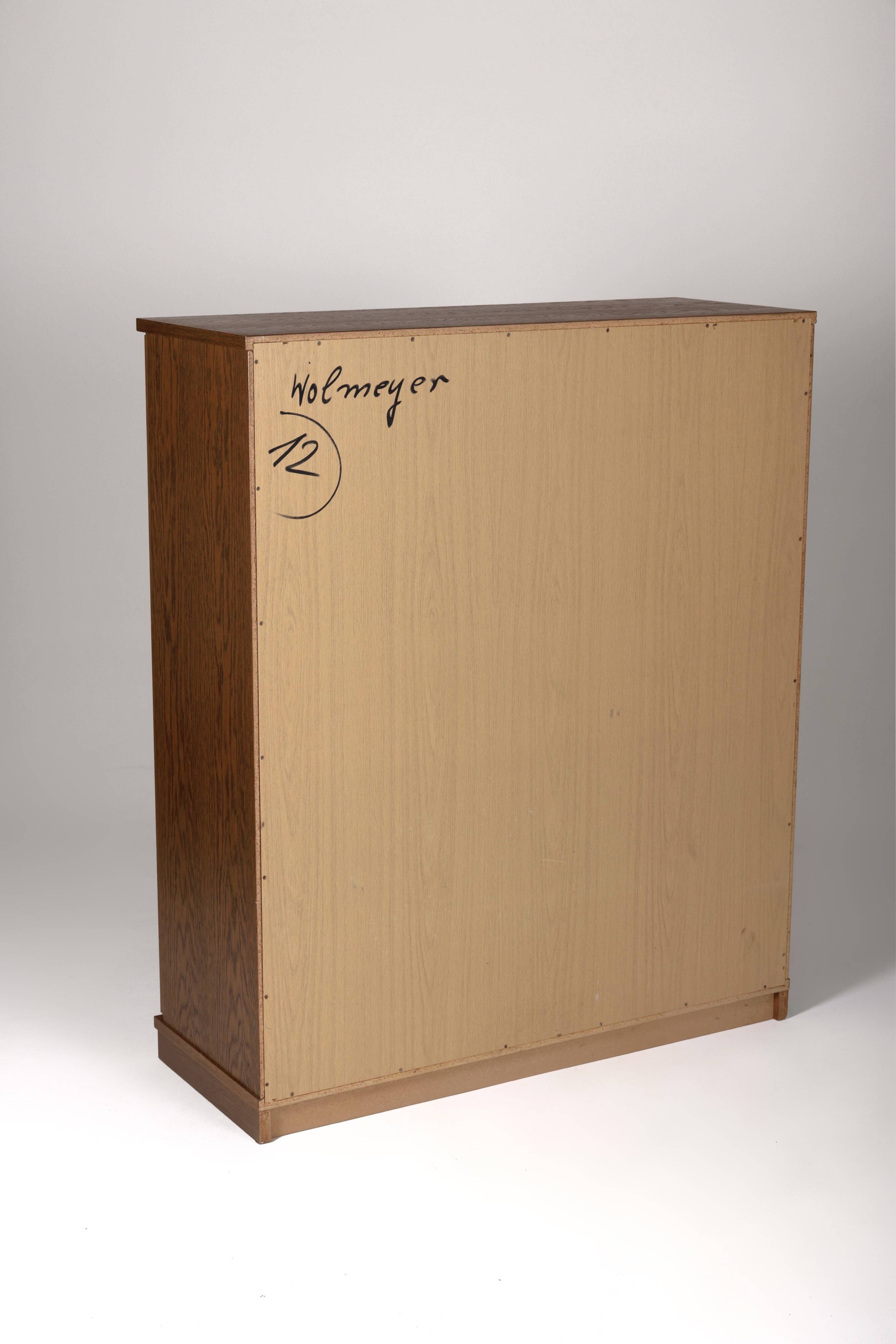 High oak sideboard by Gerhard Bartels, 1970s