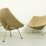 Set of Vintage Oyster Chairs by Pierre Paulin for Artifort, 1960s