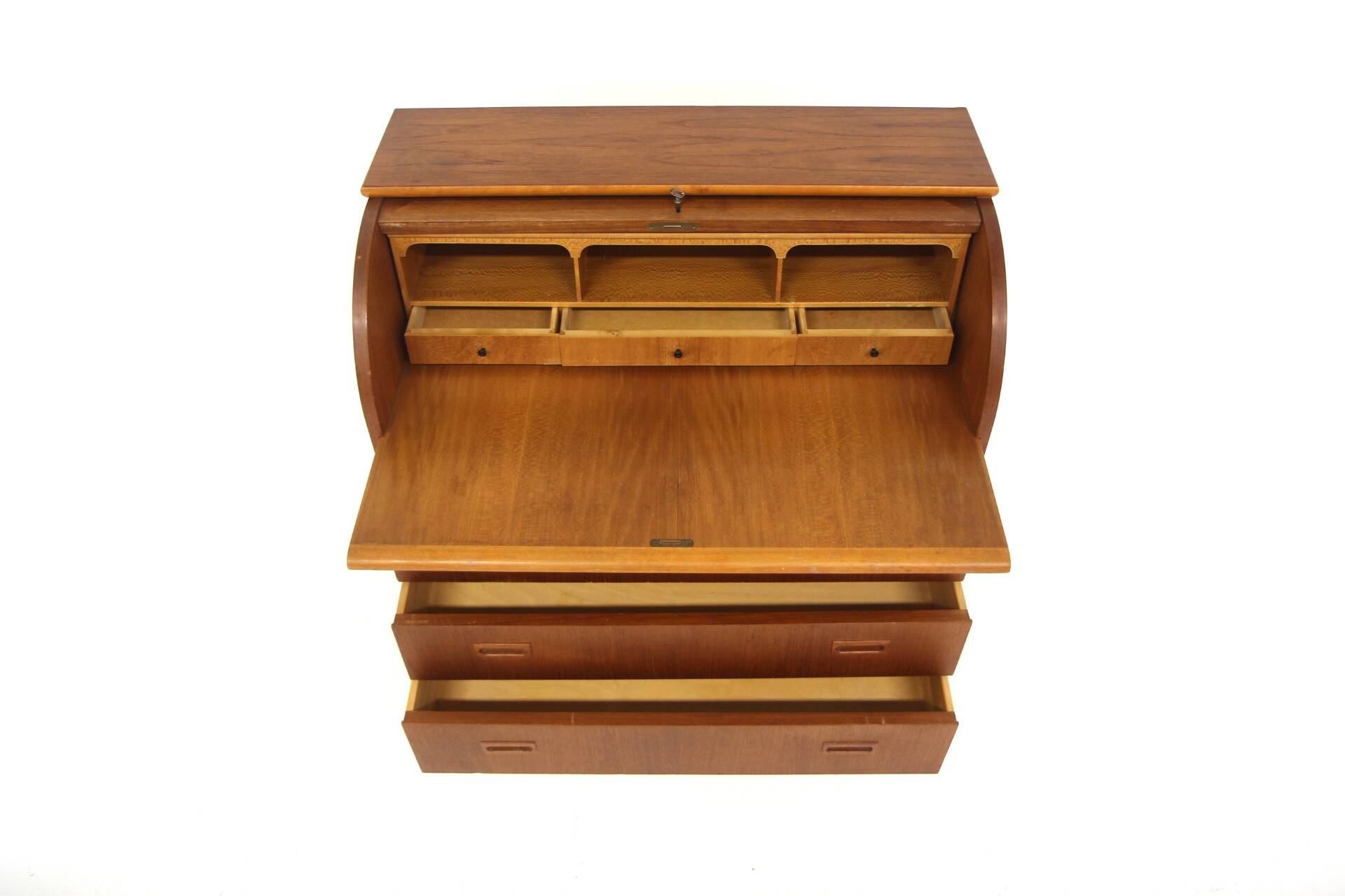 Secrétaire scandinave en teck, Suède, 1960