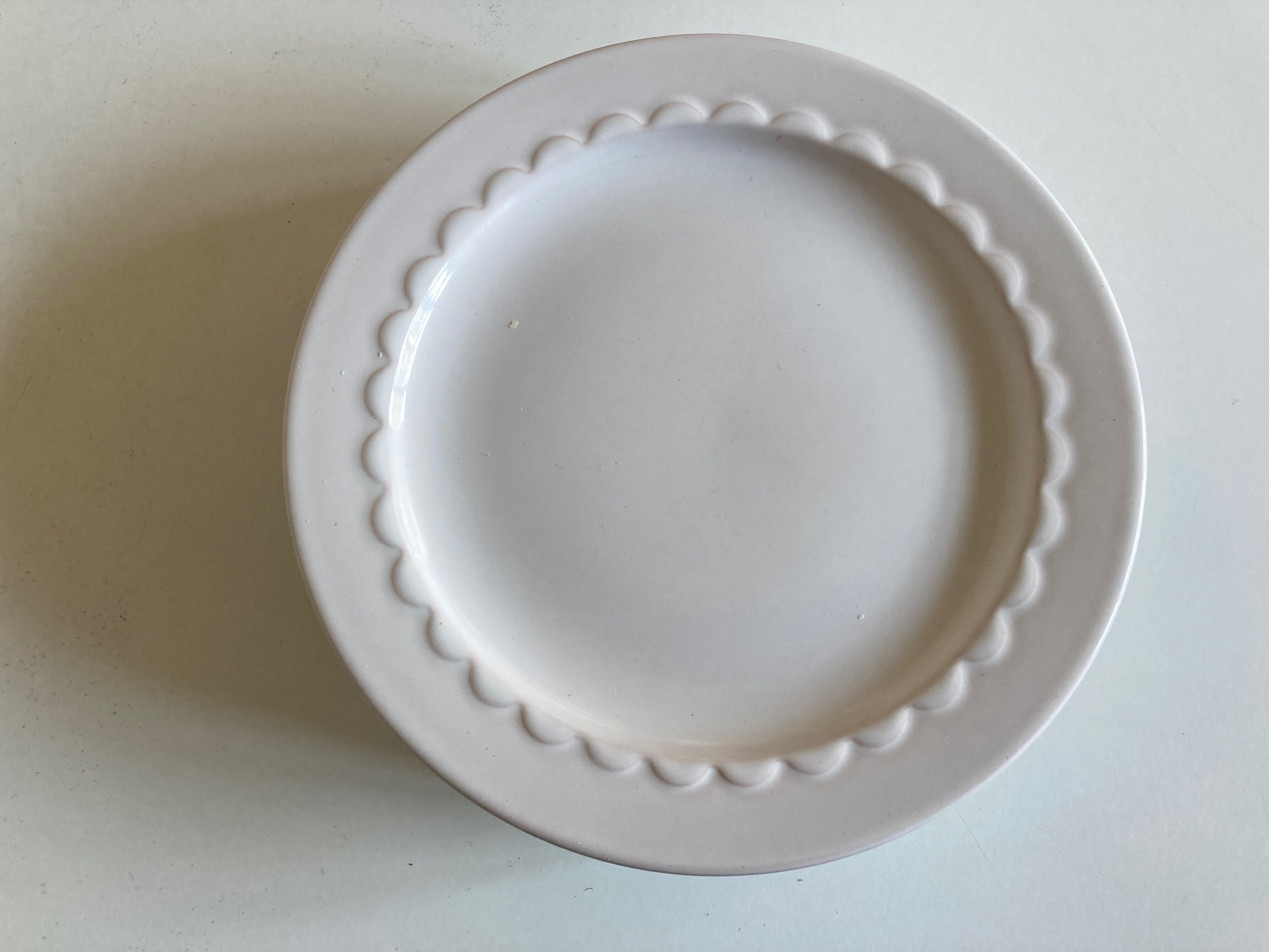 Set de 6 assiettes à dessert gien à festons de pierre motton