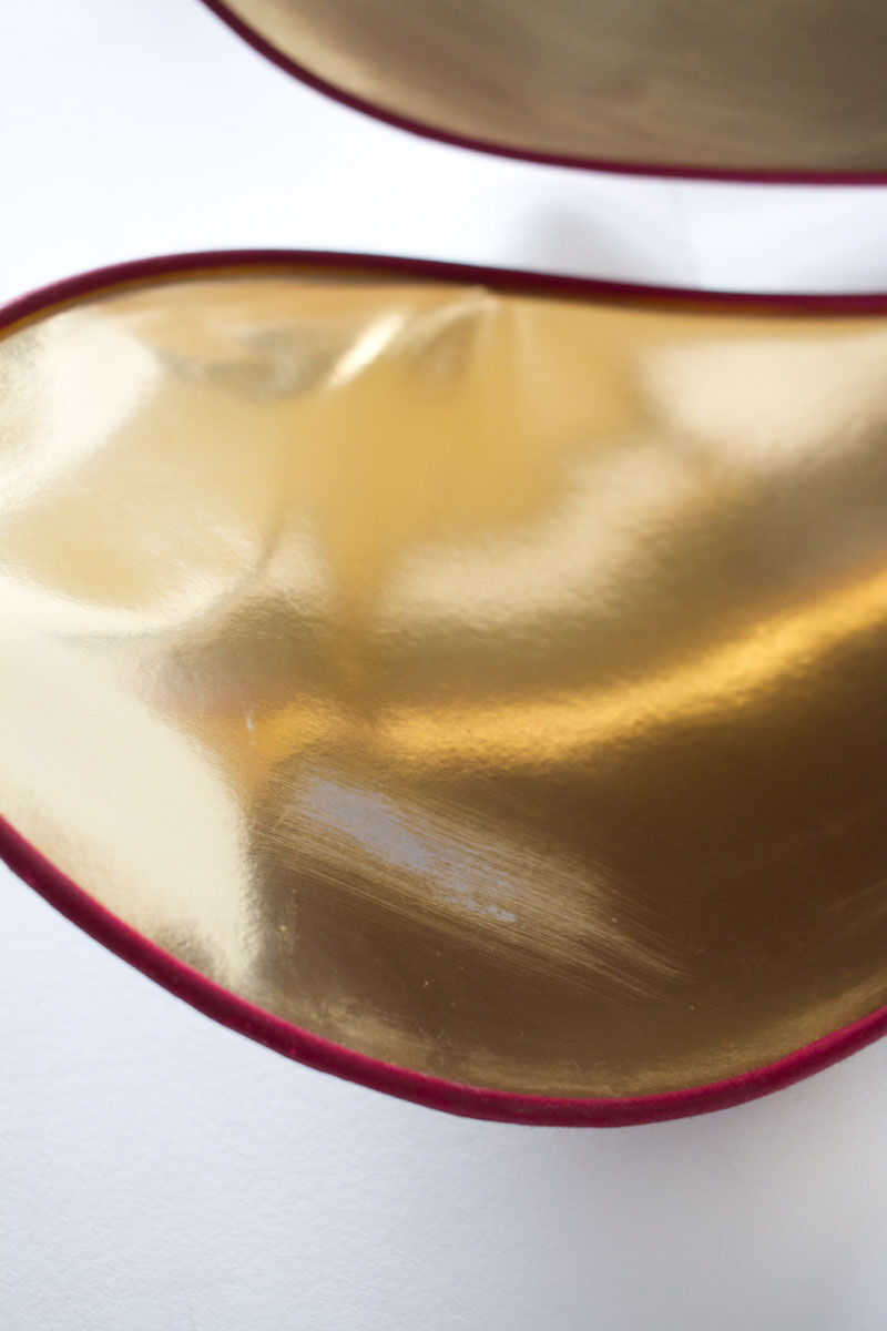 Large double corolla lotus hanging lamp