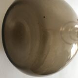 vase en verre fumé