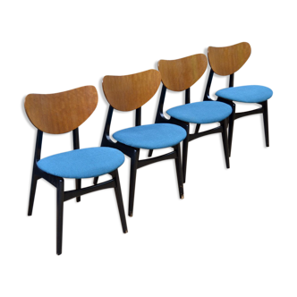 Série de quatre chaises par G-Plan  1950s