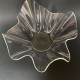 Vintage 1970s plexiglass handkerchief vase