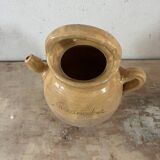 Gargoulette pot in glazed terracotta