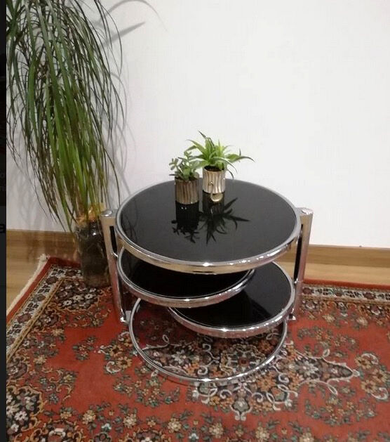 Swinging tray coffee table, 1970