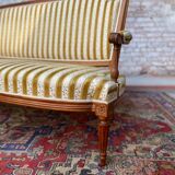 Beech Sofa Period Louis XVI XVIII Th Century