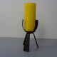 Brutalist Iron Candleholder, Germany, 1960s