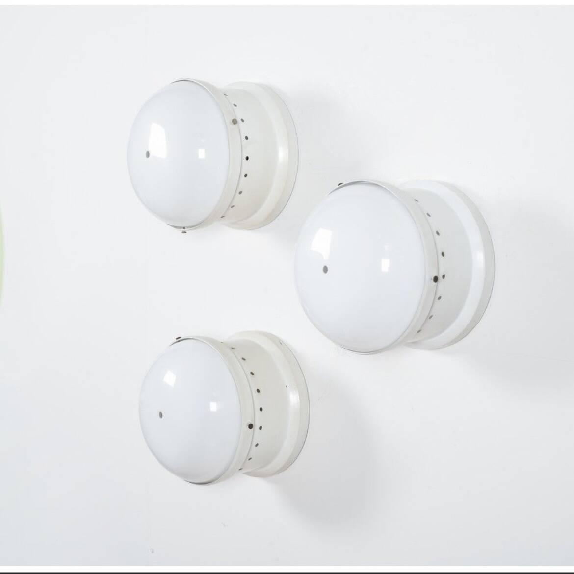 3 designer ceiling lights by Gianemilio, Piero & Anna Monti for Kartell