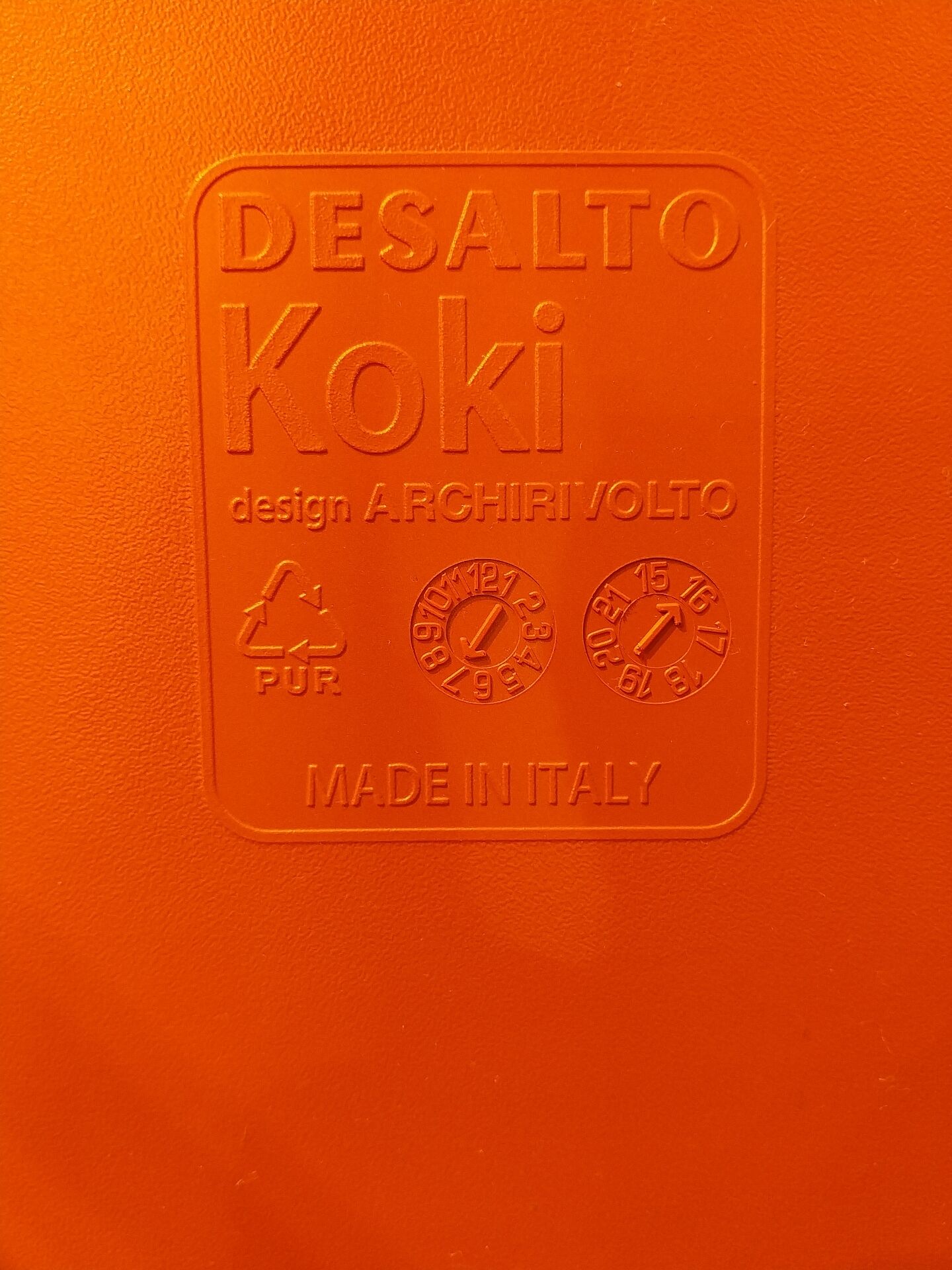A set of three Desalto Koki stools designed by Archi Volto.