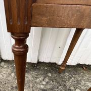 Louis XVI Style Walnut Bedside Table – Early 20th Century