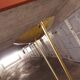 Victory brass floor lamp from the 80's, design studio Artof for Lumen