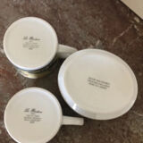 Set 2 cups and assorted sugar bowl