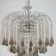 An original Paolo Venini Murano chandelier, Italy, 1970s.