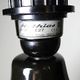 Large vintage Mathias lamp in green and black ceramic, 1970s.