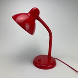 Vintage red monochrome desk lamp