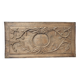 18th century carved wooden plaque bas-relief panel