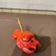Vallauris vintage Barbotine condiment set