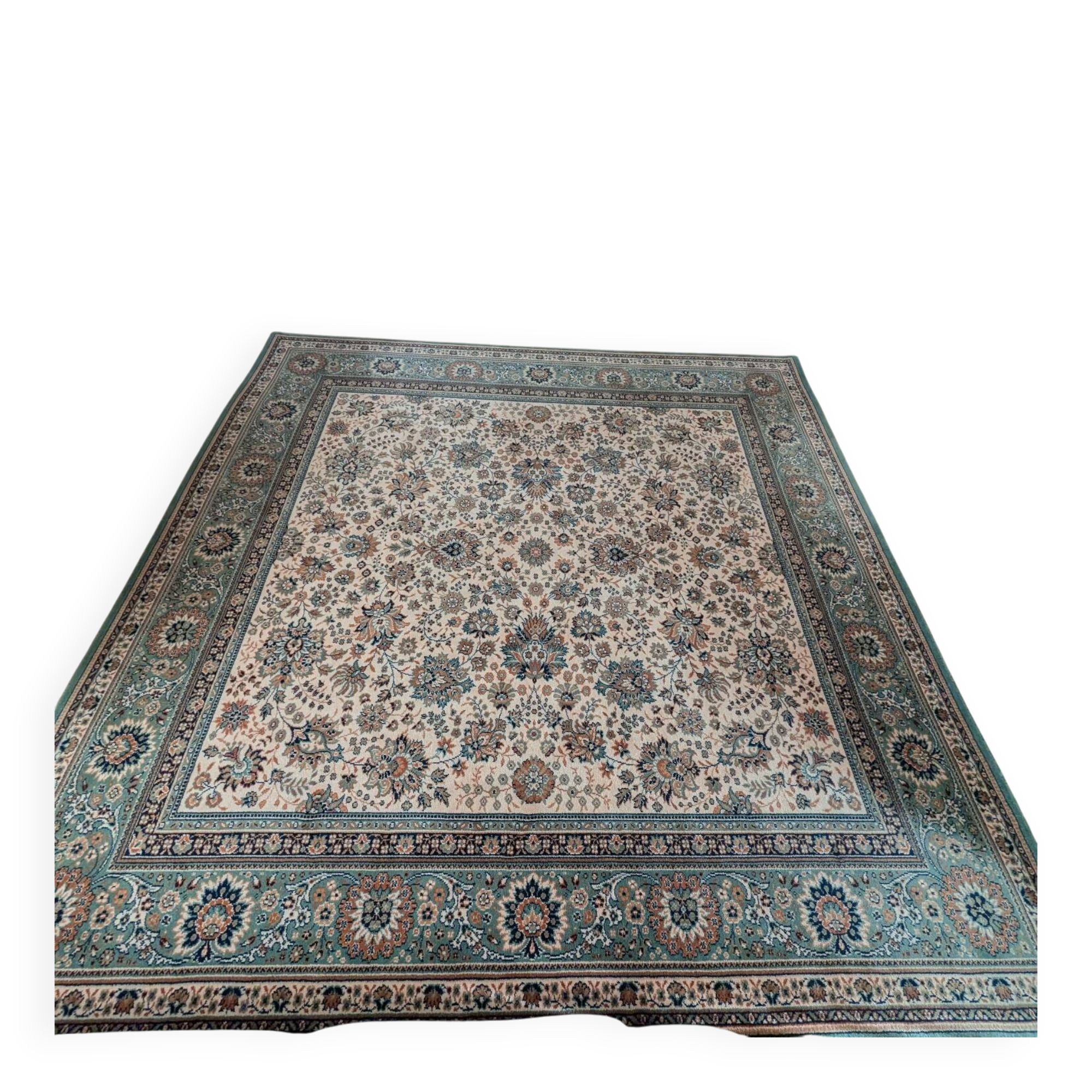 Large oriental wool rug – 240 × 240 cm – timeless elegance