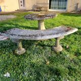 Reinforced concrete table + bench
