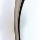Round Mirror by Sergio Mazza for Artemide with Steel Frame, Italy