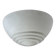 Applique ou plafonnier en verre opalin des années 50, Tchécoslovaquie