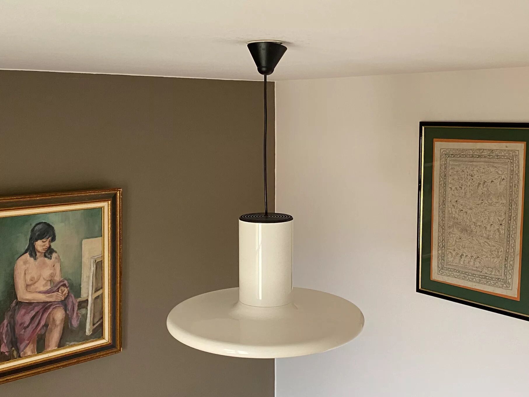 Suspension Pendolita by Lita, 1970, white