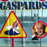 Original movie poster "Les Gaspards" Pierre Tchernia