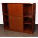 Vintage mahogany storage by Didier Rozaffy for Oscar, 1950