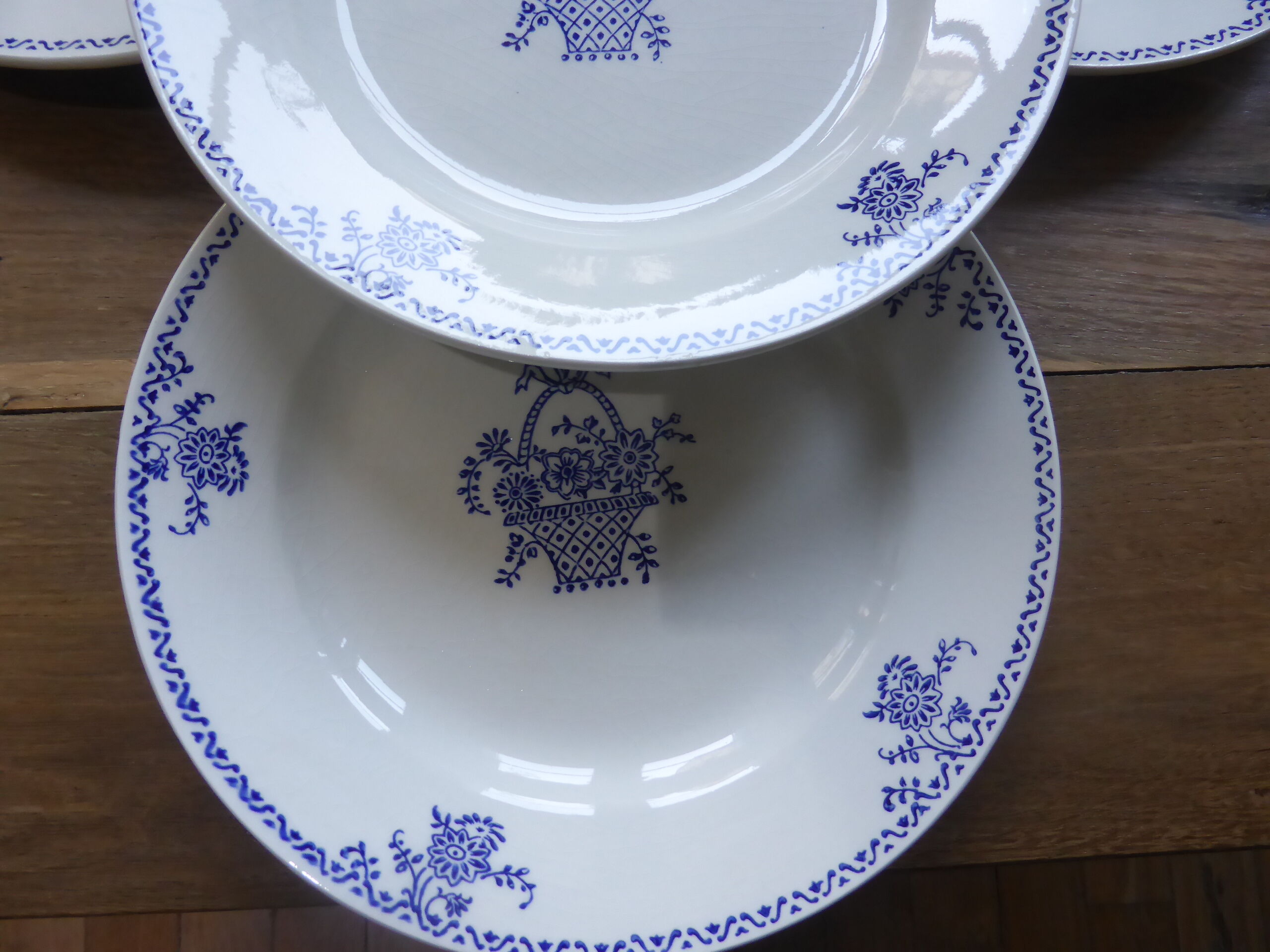 4 flat plates from the Gien factory 200886
