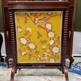 Écran de cheminée de style Biedermeier en acajou