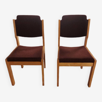 Set de deux chaises vintages Suisse