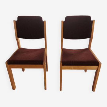 Set of two vintage Swiss chairs