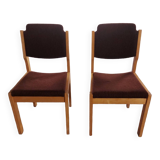 Set of two vintage Swiss chairs