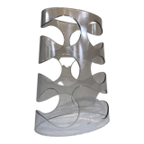 Transparent plexiglass bottle holder Umbra design Ran Lerner