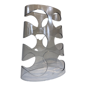 Porte bouteille en plexiglas transparent Umbra design Ran Lerner