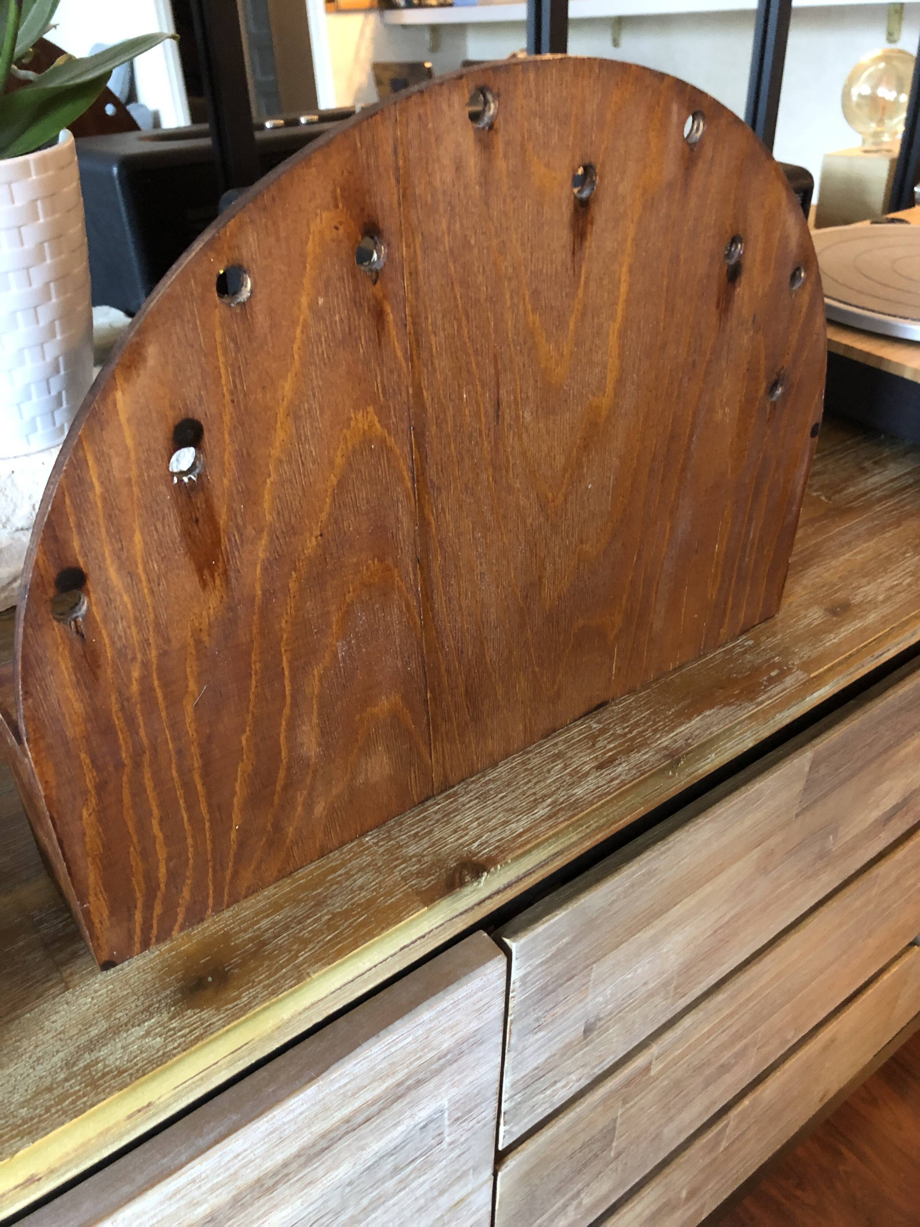 Petit meuble de métier rétro vintage en bois